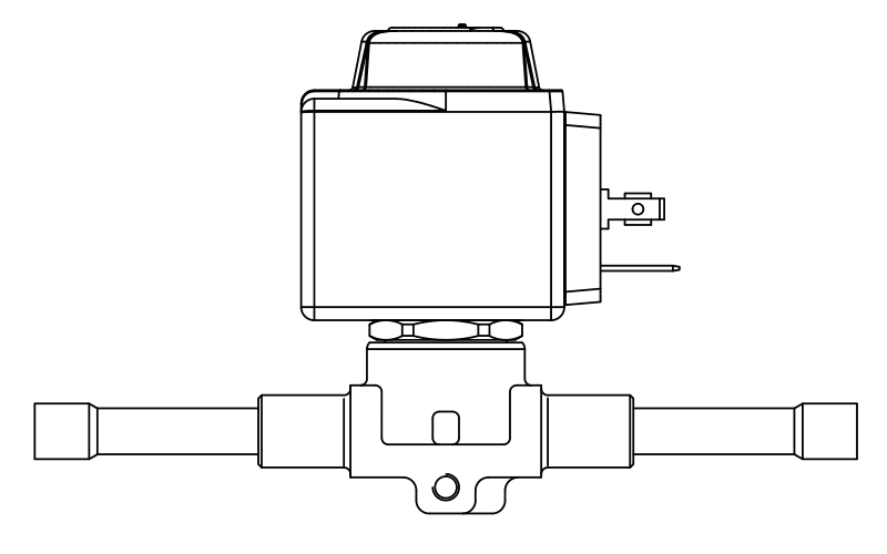 常閉電磁閥1028N/M10A6,內(nèi)連焊接接頭,直動式